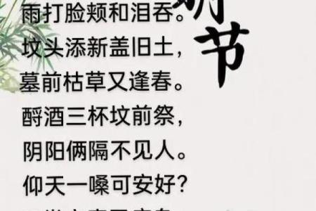 四月：清明祭祖，踏青祭祀感悟生命