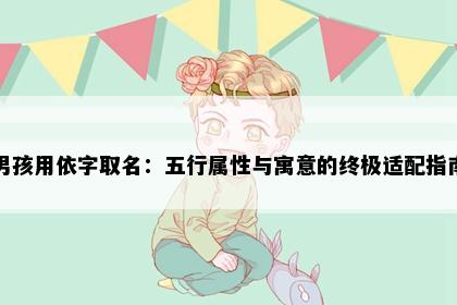 男孩用依字取名：五行属性与寓意的终极适配指南