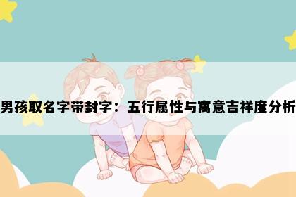 男孩取名字带封字：五行属性与寓意吉祥度分析