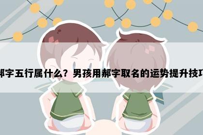 郝字五行属什么?男孩用郝字取名的运势提升技巧