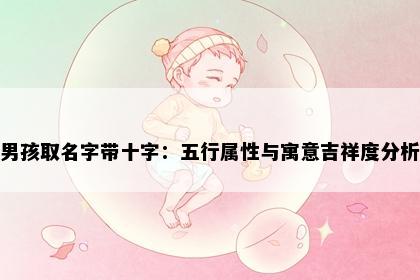 男孩取名字带十字:五行属性与寓意吉祥度分析