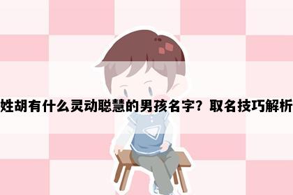 姓胡有什么灵动聪慧的男孩名字？取名技巧解析